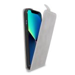 Coque pour apple iphone 13 pro en gris roche housse de protection �tui au design flip en similicuir lisse ...