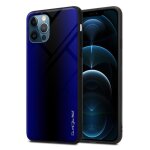 Coque pour apple iphone 13 pro max aspect ray� en cobalt violet housse de protection �tui en silicone ...