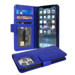 Coque pour apple iphone 13 pro max en bleu c�leste housse de protection �tui avec fermeture magn�tique ...