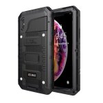 Coque pour apple iphone x / xs en noir housse de protection tui protection robuste  360 avec protection ...