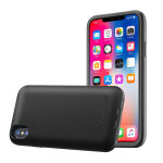 Coque batterie chargeur pour iphone xr apple power bank 5200mah secours slim (noir) - neuf