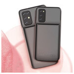 Coque batterie chargeur pour samsung galaxy s20 + plus power bank 6000mah secours slim (noir) - neuf