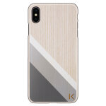 Coque en bois de frne pour apple iphone xs max, vert fort - neuf