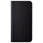 Coque clapet folio avec fente pour cartes & support pour nokia 7 plus, noir - neuf