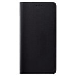 Coque clapet folio avec fente pour cartes & support pour sony xperia xz2 compact, noir - neuf