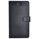 Coque clapet universelle pour smartphone (jusqu  3. 5 pouce), noir de jais - neuf