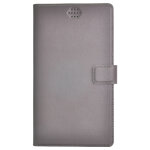 Coque clapet universelle pour smartphone (jusqu  5. 5 pouce), gris anthracite - neuf