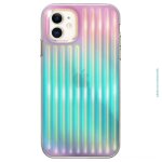 Coque holographique ciel ros� compatible apple iphone 11 - neuf