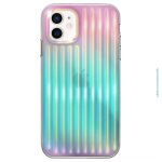 Coque holographique ciel ros� compatible apple iphone 12 mini - neuf