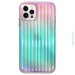 Coque holographique ciel ros� compatible apple iphone 12 pro max - neuf