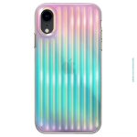 Coque holographique ciel ros� compatible apple iphone xr - neuf