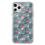 Coque hybride flamant rose tropical pour apple iphone 11 pro max - neuf