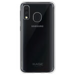 Coque hybride invisible pour samsung galaxy a40 2019, transparente - neuf