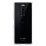Coque hybride invisible pour sony xperia 1, transparente - neuf