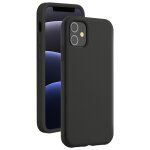 Coque iphone 12 mini silicone softtouch noire bigben - neuf