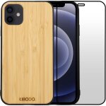 Coque iphone 12 / 12 pro bois bambou & tpu - verre tremp 9d offert - lgre & rsistante - protection ...