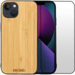 Coque iphone 13 bois bambou & tpu - verre tremp 9d offert - lgre & rsistante - protection lgante ...