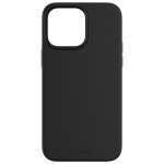 Coque iphone 14 pro silicone icon compatible magsafe noire puro - neuf