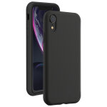 Coque iphone xr silicone softtouch noire bigben - neuf