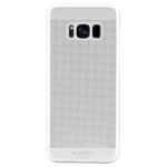Coque mesh pour samsung galaxy s8, argent - neuf