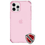 Coque renforc�e iphone 12 pro max spectrum clear rose itskins - neuf