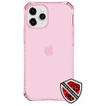 Coque renforc�e iphone 12 / 12 pro spectrum clear rose itskins - neuf