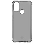 Coque renforc�e motorola moto e20 spectrum clear transparente noire itskins - neuf
