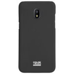 Coque rigide grise colorblock pour samsung galaxy j2 j250 2018 - neuf