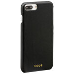 Coque rigide london mode en cuir noir pour iphone 6 plus / 6s plus / 7 plus / 8 plus - neuf