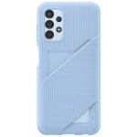 Coque samsung g a13 4g souple ultra fine avec porte - carte int�gr�e bleue arctique samsung - neuf
