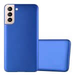 Coque pour samsung galaxy s22 plus en bleu mtallique housse de protection tui en silicone tpu flexible ...