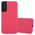 Coque pour samsung galaxy s22 plus en candy rouge housse de protection tui en silicone tpu flexible ...