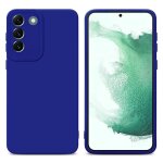 Coque pour samsung galaxy s22 plus en fluid bleu housse de protection �tui en silicone tpu flexible - ...