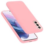 Coque pour samsung galaxy s22 plus en liquid pink housse de protection �tui en silicone tpu flexible ...