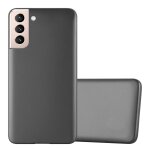 Coque pour samsung galaxy s22 en metallic gris housse de protection �tui en silicone tpu flexible - neuf ...