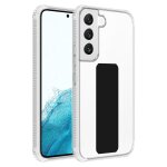 Coque pour samsung galaxy s22 plus en noir housse de protection �tui en silicone tpu flexible avec support ...