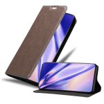 Coque pour samsung galaxy s22 ultra en marron caf� housse de protection �tui avec fermeture magn�tique, ...