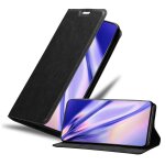 Coque pour samsung galaxy s22 ultra en noir nuit housse de protection tui avec fermeture magntique, ...