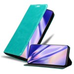 Coque pour samsung galaxy s22 ultra en turquoise ptrole housse de protection tui avec fermeture magntique, ...