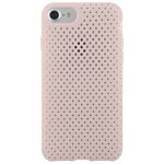 Coque semi - rigide rose colorblock pour iphone se (2020) / 8 / 7 / 6s / 6 - neuf