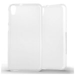 Coque silicone unie compatible givré blanc htc desire 820 - neuf Coque silicone unie compatible givré blanc htc desire 820 - neuf