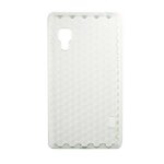 Coque silicone unie compatible givr blanc lg optimus l5 ii - neuf