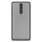 Coque silicone unie compatible givr� blanc nokia 8 - neuf