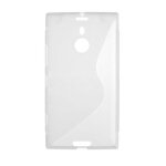Coque silicone unie compatible givré blanc nokia lumia 1520 - neuf Coque silicone unie compatible givré blanc nokia lumia 1520 - neuf