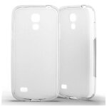 Coque silicone unie compatible givré blanc samsung galaxy s4 mini - neuf Coque silicone unie compatible givré blanc samsung galaxy s4 mini - neuf