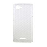 Coque silicone unie compatible givré blanc sony xperia l - neuf Coque silicone unie compatible givré blanc sony xperia l - neuf