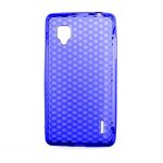 Coque silicone unie compatible givr bleu lg optimus g - neuf
