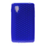 Coque silicone unie compatible givr bleu lg optimus l4 ii - neuf