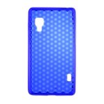 Coque silicone unie compatible givr bleu lg optimus l5 ii - neuf