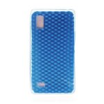 Coque silicone unie compatible givré bleu lg optimus l9 - neuf Coque silicone unie compatible givré bleu lg optimus l9 - neuf